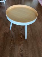 Bijzettafel rond wit, Huis en Inrichting, Minder dan 45 cm, Minder dan 55 cm, Rond, Ophalen of Verzenden