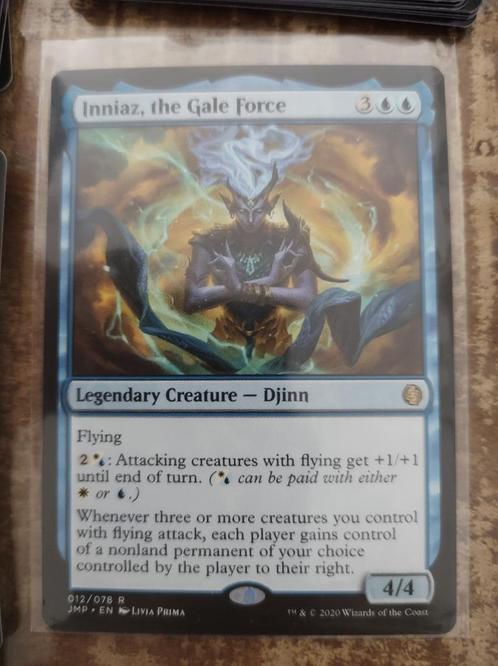 Inniaz the gale force, Hobby en Vrije tijd, Verzamelkaartspellen | Magic the Gathering, Zo goed als nieuw, Speeldeck, Ophalen of Verzenden