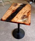 Emerson Wiskey hang/bar Tafel met Epoxy, Huis en Inrichting, Ophalen, 50 tot 100 cm, Overige materialen, Nieuw