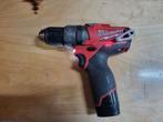 Milwaukee m12 CPD klopboormachine, Doe-het-zelf en Verbouw, Ophalen of Verzenden, Minder dan 400 watt, Klopboormechanisme, Zo goed als nieuw