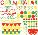 Statische raamstickers voor Carnaval, Ophalen of Verzenden, Nieuw, Overige typen