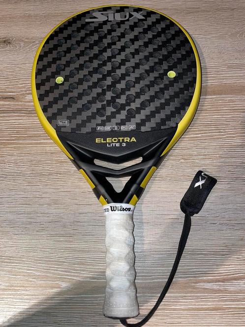 Siux Electra St3 Lite, Sport en Fitness, Padel, Gebruikt, Padelracket, Ophalen of Verzenden