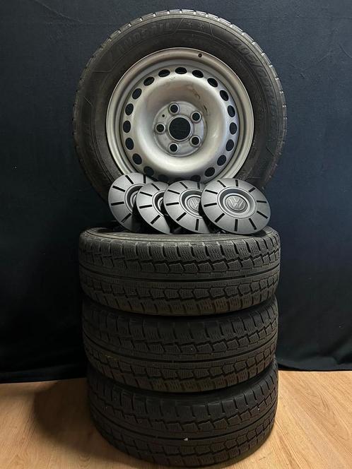 Originele VW Transporter T6 velgenset + Winterbanden, Auto-onderdelen, Banden en Velgen, Banden en Velgen, Winterbanden, Bestelwagen