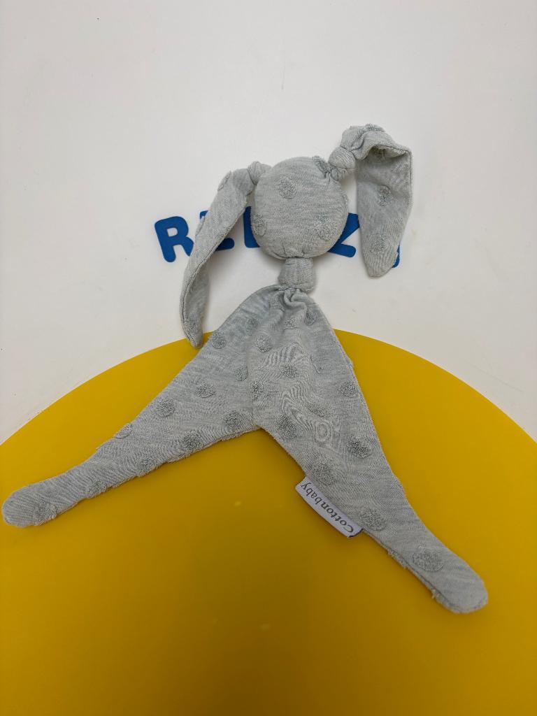 4453 cottonbaby cotton baby konijn licht groen noppen, Ophalen of Verzenden, Zo goed als nieuw, Konijn