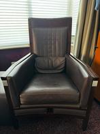 Luxe Art Deco Schuitema Decoforma Fauteuil met Hocker, Huis en Inrichting, Ophalen, Art Deco / designklassieker, Zo goed als nieuw