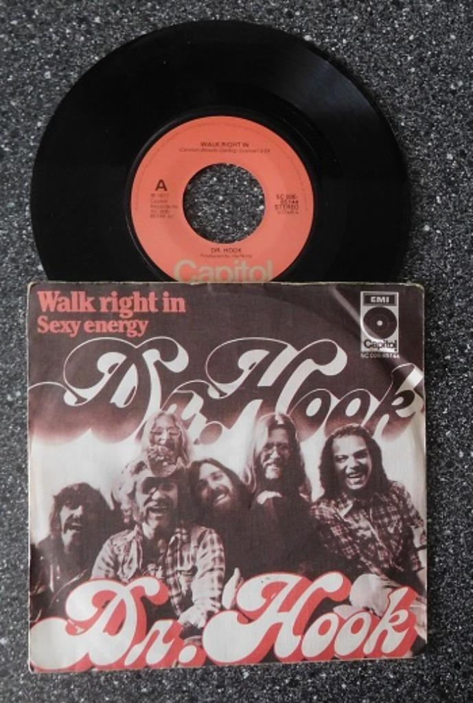 Dr. Hook - walk right in (vanaf € 1,75), Cd's en Dvd's, Vinyl Singles, Ophalen of Verzenden