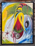 Schilderij 'Egelados', acryl en potlood op doek, Antiek en Kunst, Ophalen