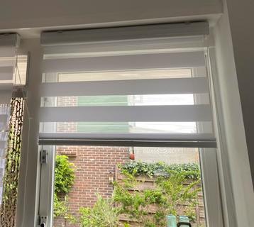 Wit Duo rolgordijn 80cm breed, 1.80m hoog beschikbaar voor biedingen