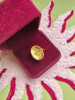 14K massief gouden zegelring karaat geel goud zegel signet, 19 tot 20, Nieuw, Ophalen of Verzenden, Dame of Heer