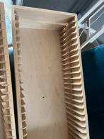 2 rekken voor DVD’s ( 29 per rek), Huis en Inrichting, Woonaccessoires | Cd- en Dvd-rekken, Ophalen, Zo goed als nieuw, Hout, Cd's of Dvd's