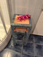 Bijzettafel sta tafel plantentafel side table tafeltje, Minder dan 55 cm, Rond, Zo goed als nieuw, Ophalen