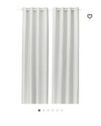 Ikea Gebroken Wit Gordijnen - 4 delen, Gebruikt, 200 cm of meer, Ophalen of Verzenden, 200 cm of meer