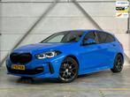 BMW 1-serie 118i High Executive M-Sport Clima Cruise, 65 €/maand, 136 pk, Gebruikt, Blauw