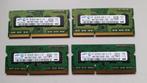 4 stuks 2GB DDR3 PC3 laptop geheugen ram Samsung, Gebruikt, 1333 MHz, Verzenden, DDR3