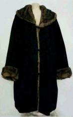 Zwarte 100% suède jas met faux fur van Arma (Bijenkorf), Verzenden, Nieuw, Maat 46/48 (XL) of groter, Zwart