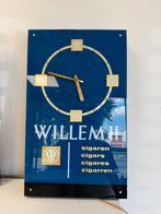 WILLEM II sigaren oude reclame klok, Reclamebord, Gebruikt, ., Ophalen of Verzenden