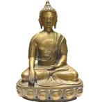 Antieke vergulde Boeddha, Huis en Inrichting, Woonaccessoires | Boeddhabeelden, Ophalen of Verzenden, Gebruikt