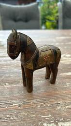 Vintage handgemaakt Marwari paard ingelegd met messing, Ophalen of Verzenden