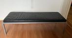 Vintage Harvink design low bench zwart leer, zonder dienblad, Huis en Inrichting, Banken | Sofa's en Chaises Longues, Ophalen