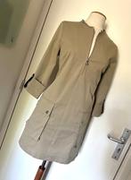 Pinko Jurk overgooier Beige zakken vogel mt 40 made in Italy, Verzenden, Beige, Zo goed als nieuw, Boven de knie