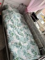 bed met matras, 90 cm, Gebruikt, Eenpersoons, Metaal