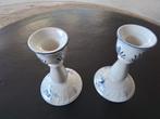 Twee kandelaars Villeroy boch luxembourg, Antiek en Kunst, Antiek | Kandelaars, Ophalen of Verzenden, Keramiek of Aardewerk