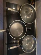 Onyx Pannenset - Zo goed als nieuw!, Overige materialen, Inductieplaat, Pannenset, Ophalen of Verzenden