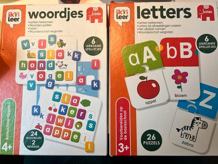 Jumbo Ik Leer Woordjes & Letters - Educatief Speelgoed, Kinderen en Baby's, Speelgoed | Educatief en Creatief, Zo goed als nieuw