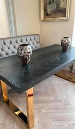 Richmond Blackbone eettafel zwart, Ophalen of Verzenden, Zo goed als nieuw, 75 cm of meer, 60 cm of meer