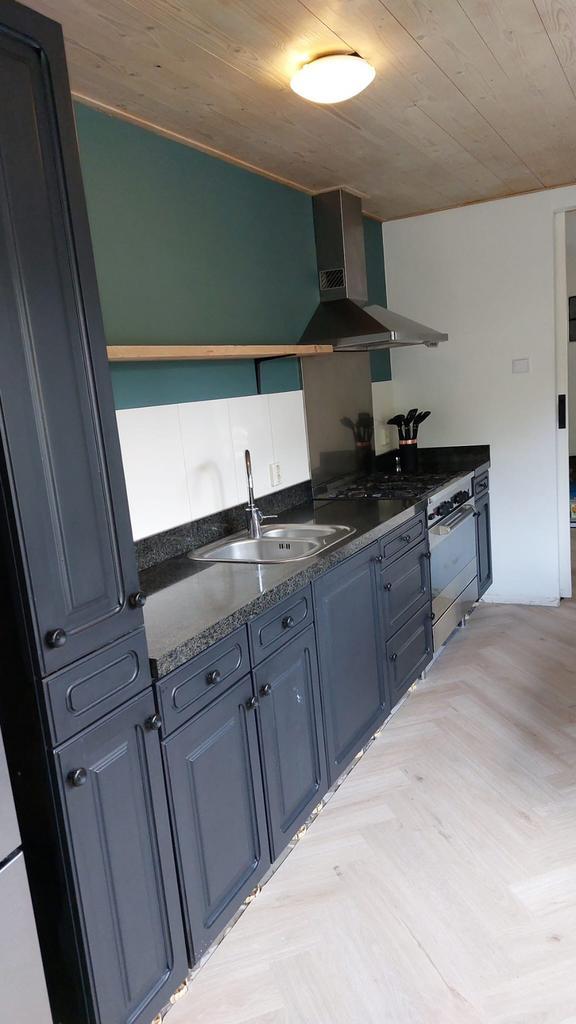 Rechte keuken, Huis en Inrichting, Keuken | Complete keukens, Gebruikt, Enkelwandige keuken, Ophalen
