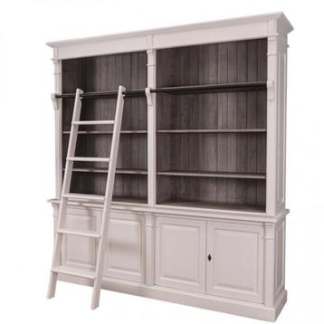 Boekenkast met ladder maatwerk (In 50 kleuren) beschikbaar voor biedingen