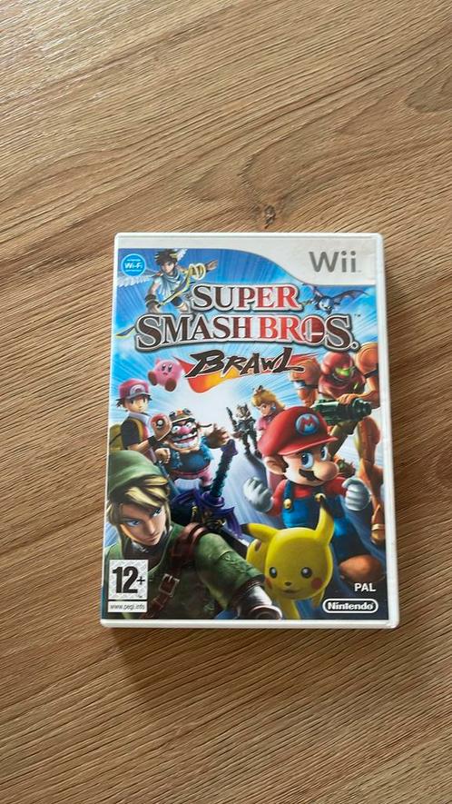 Super Smash Bros. Brawl, Spelcomputers en Games, Games | Nintendo Wii, Zo goed als nieuw, Vechten, 3 spelers of meer, Vanaf 12 jaar