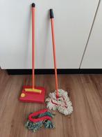 Vintage kinder mop en kruimelveger, Ophalen of Verzenden, Gebruikt, Jongen of Meisje