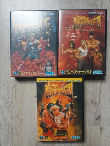Sega Mega Drive - Streets of Rage 1/2/3 Collectie NTSC-J SOR beschikbaar voor biedingen