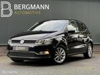 Volkswagen Polo 1.0 Lounge|cruise|stoelverwarming|navi, Stof, Gebruikt, Met garantie (alle), Zwart