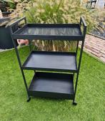 Zwarte trolley, Huis en Inrichting, Kasten | Stellingkasten, Ophalen, Zo goed als nieuw