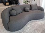 Showroom uitverkoop - LABEL51 Bank Nesso - Grijs - Boucle -, Ophalen, 100 tot 125 cm, IntensWonen, Stof
