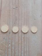 4 x   vergulde  duitse  oorlogs  muntjes, Postzegels en Munten, Ophalen of Verzenden