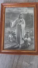 Religieuze afbeelding in lijst  15 x 20, Ophalen of Verzenden, 1980 tot heden, Overige onderwerpen