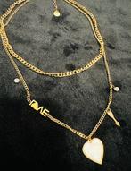 Roestvrijstaal prachtige love ketting, Overige materialen, Nieuw, Ophalen of Verzenden, Verstelbaar