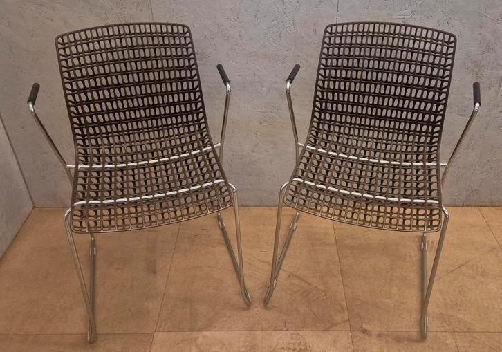 Harechair Moir – Ton Haas – set van 2 designstoelen, Huis en Inrichting, Stoelen, Kunststof, Gebruikt, Twee, Hare Chair