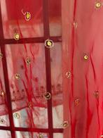 Grote sjaal hoofddoek glitters rood goud 120x220, Kleding | Dames, Mutsen, Sjaals en Handschoenen, Ophalen of Verzenden, Zo goed als nieuw