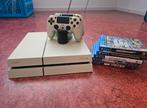 PlayStation 4 + Games, Ophalen, Met 2 controllers, Original, Gebruikt