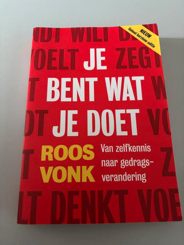 Roos Vonk - Je bent wat je doet, Boeken, Psychologie, Zo goed als nieuw, Overige onderwerpen, Ophalen of Verzenden