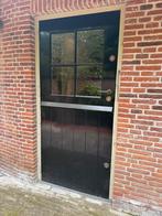 Boerendeur / voordeur / duodeur - hardhout, Doe-het-zelf en Verbouw, Deuren en Horren, 80 tot 100 cm, Buitendeur, 200 tot 215 cm