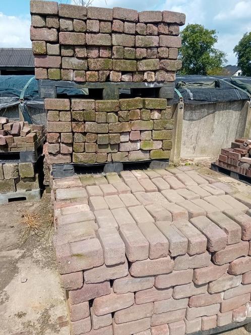 Gebakken klinkers 9x 9 x 20 cm, Tuin en Terras, Tegels en Klinkers, Zo goed als nieuw, Klinkers, Beton, 10 m² of meer, Ophalen