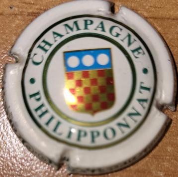 Champagnecapsule PHILIPPONNAT gebroken wit & groen nr.24 beschikbaar voor biedingen