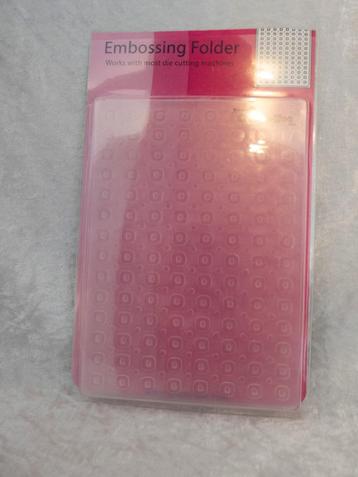 zgan Embossingfolder Spots and Dots, Crafts-Too reliëf retro beschikbaar voor biedingen
