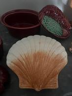 Michel Caugant Schelp pate deksel schaal nieuwstaat, Verzenden