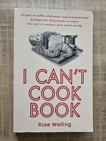 I Can't Cook Book beschikbaar voor biedingen